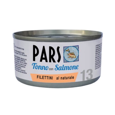Filettini di Tonno con Salmone al Naturale - g 85